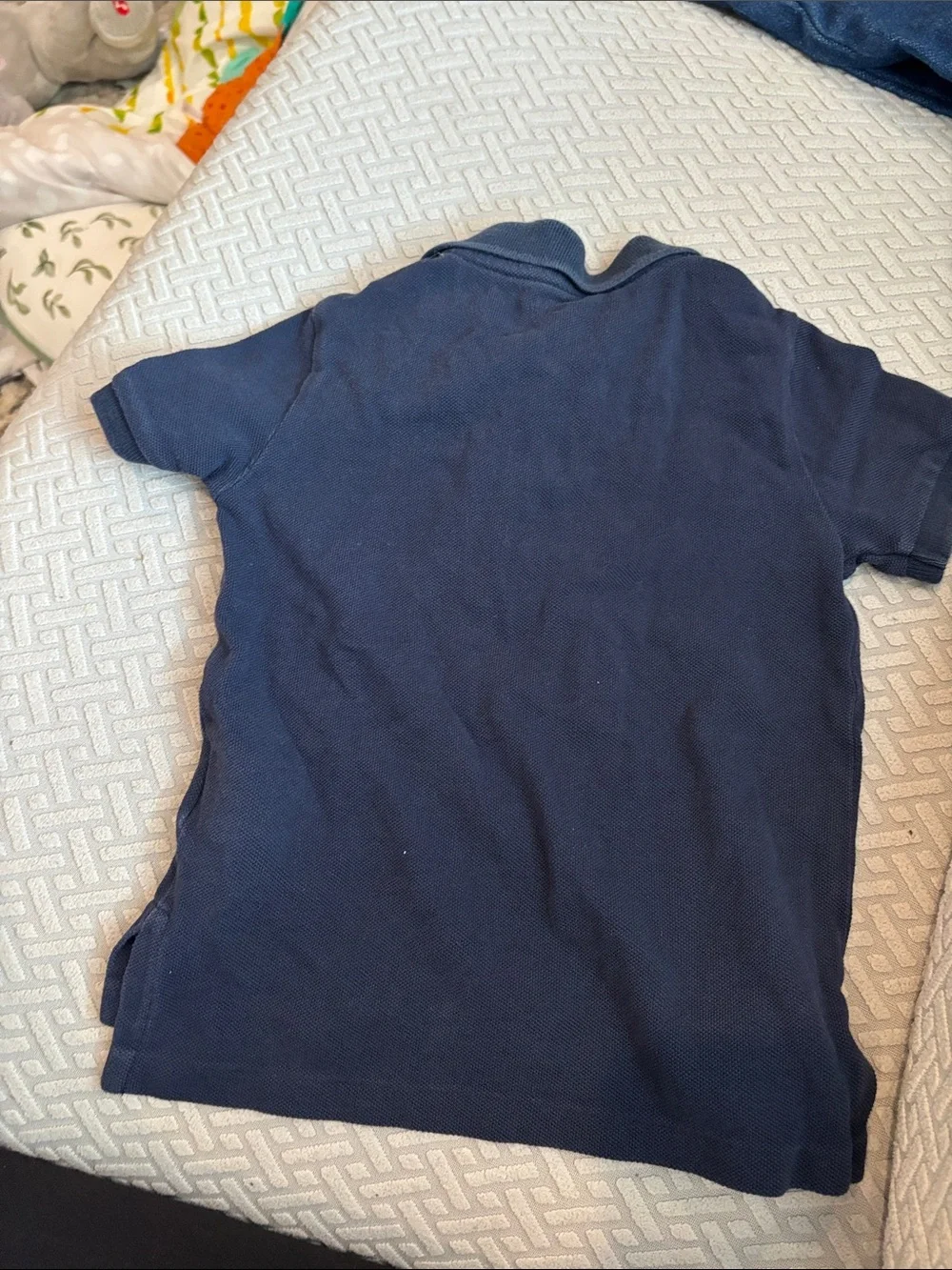 Ralph Lauren Navy Polo with Red Pony Embroidery